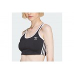 Adidas Originals Adicolor 3-Stripes Γυναικείο Αμάνικο Crop Top