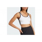 Adidas Originals Adicolor 3-Stripes Γυναικείο Αμάνικο Crop Top Λευκό, Μαύρο