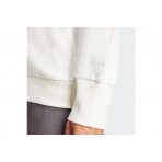 Adidas All SZN Fleece Γυναικεία Βαμβακερή Ζακέτα με Κουκούλα Εκρού