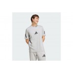 Adidas Performance Z.N.E. Ανδρικό Κοντομάνικο T-Shirt Γκρι
