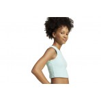 Adidas Originals Rib Παιδική Αμάνικη Crop Top Μπλούζα Άκουα