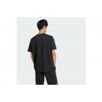Adidas Originals Skeleton Trefoil Ανδρικό Κοντομάνικο T-Shirt Μαύρο