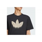 Adidas Originals Skeleton Trefoil Ανδρικό Κοντομάνικο T-Shirt Μαύρο
