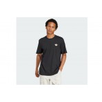 Adidas Originals Skeleton Back Ανδρικό Κοντομάνικο T-Shirt Μαύρο