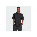 Adidas Originals Trefoil Essentials Ανδρικό Κοντομάνικο T-Shirt Μαύρο