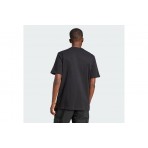 Adidas Originals Trefoil Essentials Ανδρικό Κοντομάνικο T-Shirt Μαύρο