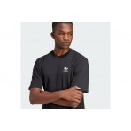 Adidas Originals Trefoil Essentials Ανδρικό Κοντομάνικο T-Shirt Μαύρο