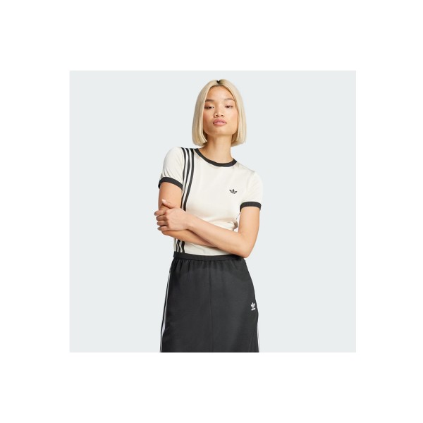 Adidas Originals Knitted 3-Stripes Short T-Shirt Γυναικείο (JJ0961)