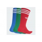Adidas Originals Solid Crew Kάλτσες Ψηλές 3 Ζευγάρια (JJ1985)