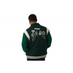 Huf Song Varsity Ανδρικό Bomber Μπουφάν Πράσινο
