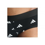 Adidas Performance Active Flex Cotton Ανδρικά Εσώρουχα Σλιπ 3 Τεμάχια