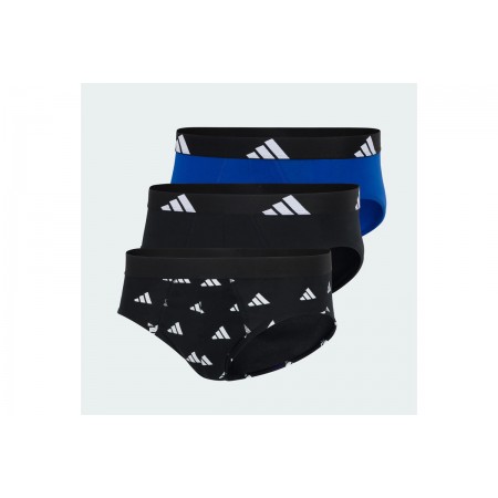 Adidas Performance Active Flex Cotton Εσώρουχο Σλιπ 3- Τεμάχια 