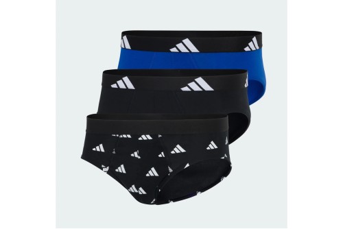 Adidas Performance Active Flex Cotton Εσώρουχο Σλιπ 3- Τεμάχια (JK3942)