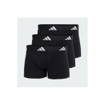 Adidas Performance Active Flex Cotton Ανδρικά Boxer Εσώρουχα 3 Τεμάχια