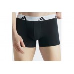 Adidas Performance Active Flex Cotton Ανδρικά Boxer Εσώρουχα Μαύρα, Λευκά 3 Τεμάχια