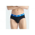 Adidas Originals Brief Ανδρικά Εσώρουχα Σλιπ Μαύρα 3 Τεμάχια