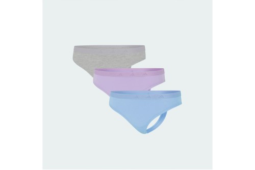 Adidas Performance Active Essentials Cotton Εσώρουχο String 3-Τεμάχια (JL3506)