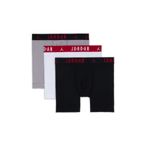 Jordan Flight Cotton Εσώρουχο Boxer Ανδρικό 3-Τεμάχια (JM0622 F66)