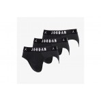 Jordan Flight Cotton Εσώρουχο Σλιπ 3-Τεμάχια (JM0743 023)