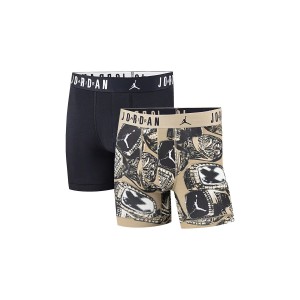 Jordan Flight Cotton Stretch Εσώρουχο Boxer Ανδρικό 2-Τεμάχια (JM0744 J34)