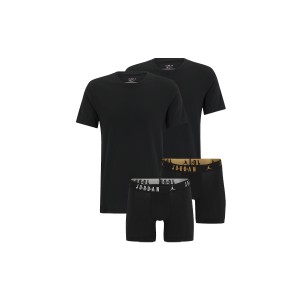 Jordan Flight Cotton Σετ Φανελάκια-Εσώρουχα Boxer 4-Τεμαχίων (JM0798 023)
