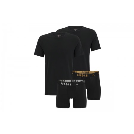 Jordan Flight Cotton Σετ Φανελάκια-Εσώρουχα Boxer 4-Τεμαχίων 