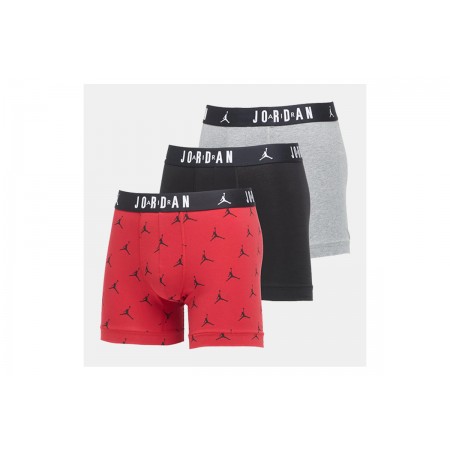 Jordan Flight Cotton Εσώρουχο Boxer 3-Τεμάχια 