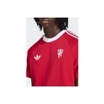 Adidas Originals Manchester United Originals Ανδρικό Κοντομάνικο T-Shirt Κόκκινο, Εκρού