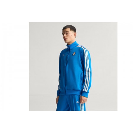Adidas Originals Real Madrid Terrace Icons Ανδρική Ζακέτα Μπλε