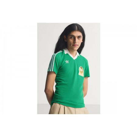 Adidas Originals Εντός Έδρας Ανδρική Ποδοσφαιρική Φανέλα Εθνικής Μεξικό 1986