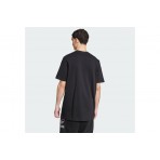 Adidas Adicolor Outline Trefoil Ανδρική Κοντομάνικη Μπλούζα Μαύρη