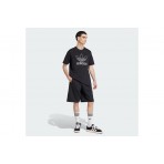 Adidas Adicolor Outline Trefoil Ανδρική Κοντομάνικη Μπλούζα Μαύρη