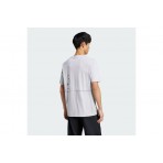 Adidas Originals Q12 Fun Pole Graphic Ανδρικό Κοντομάνικο T-Shirt Γκρι