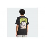 Adidas Originals Trefoil Series Fashion Elevated T-Shirt Μαύρο
