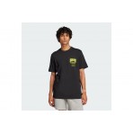 Adidas Originals Trefoil Series Fashion Elevated T-Shirt Μαύρο
