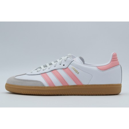 Adidas Originals Samba OG Sneakers Λευκά, Ροζ, Γκρι, Σομόν