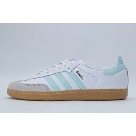 Adidas Originals Samba OG Sneakers Λευκά, Γκρι, Τυρκουάζ, Καφέ