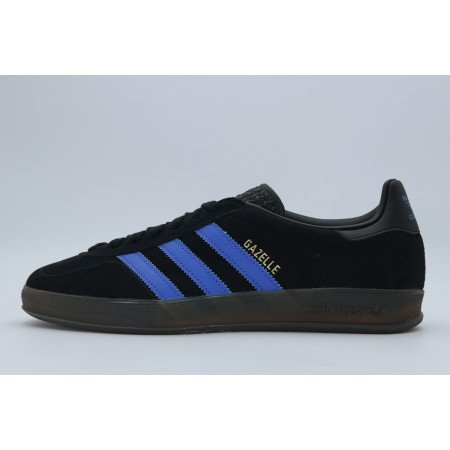 Adidas Originals Gazelle Indoor Unisex Sneakers Μαύρα, Μπλε, Καφέ