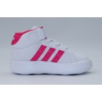Adidas Performance Grand Court Mid I Βρεφικά Sneakers Λευκά, Φούξια