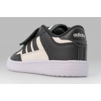 Adidas Rapid Court Βρεφικά Sneakers Μαύρα, Εκρού, Λευκά