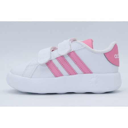 Adidas Performance Grand Court 2.0 Βρεφικά Sneakers Λευκά, Ροζ