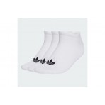 Adidas Originals Liner Κοντές Κάλτσες Λευκές 3 Ζευγάρια
