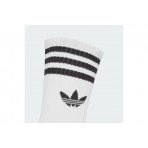Adidas Originals 3-Stripes Ψηλές Κάλτσες Λευκές 3 Ζευγάρια