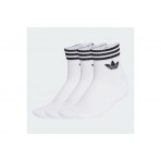 Adidas Originals 3-Stripes Κάλτσες Κοντές 3 Ζευγάρια (JV7435)