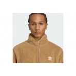 Adidas Originals Trefoil Essentials Ανδρική Fleece Ζακέτα Κάμελ