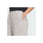 Adidas Originals Essentials Wide Leg Fleece Γυναικείο Παντελόνι Φόρμας Γκρι