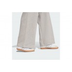 Adidas Originals Essentials Wide Leg Fleece Γυναικείο Παντελόνι Φόρμας Γκρι