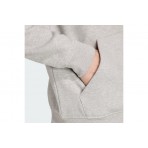 Adidas Originals Trefoil Essentials Ζακέτα Με Κουκούλα Γκρι