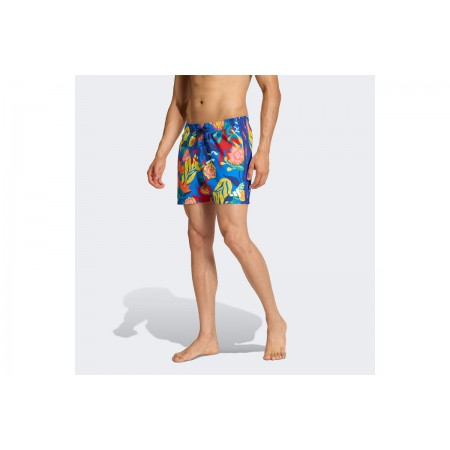 Adidas Performance Mexicana Florals 3-Stripes 13Cm Μαγιό Σορτς Ανδρικό 