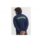 Adidas Originals Colombia Originals Ανδρική Πολυεστερική Ζακέτα Μπλε Σκούρο, Λαχανί